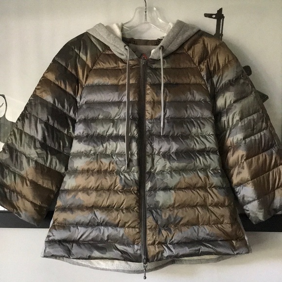 MyAnorak hooded mixed quilted jacket S New - Picture 3 of 16